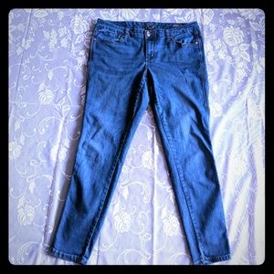 Melissa McCarthy 7 cropped leggins blue jeans 16